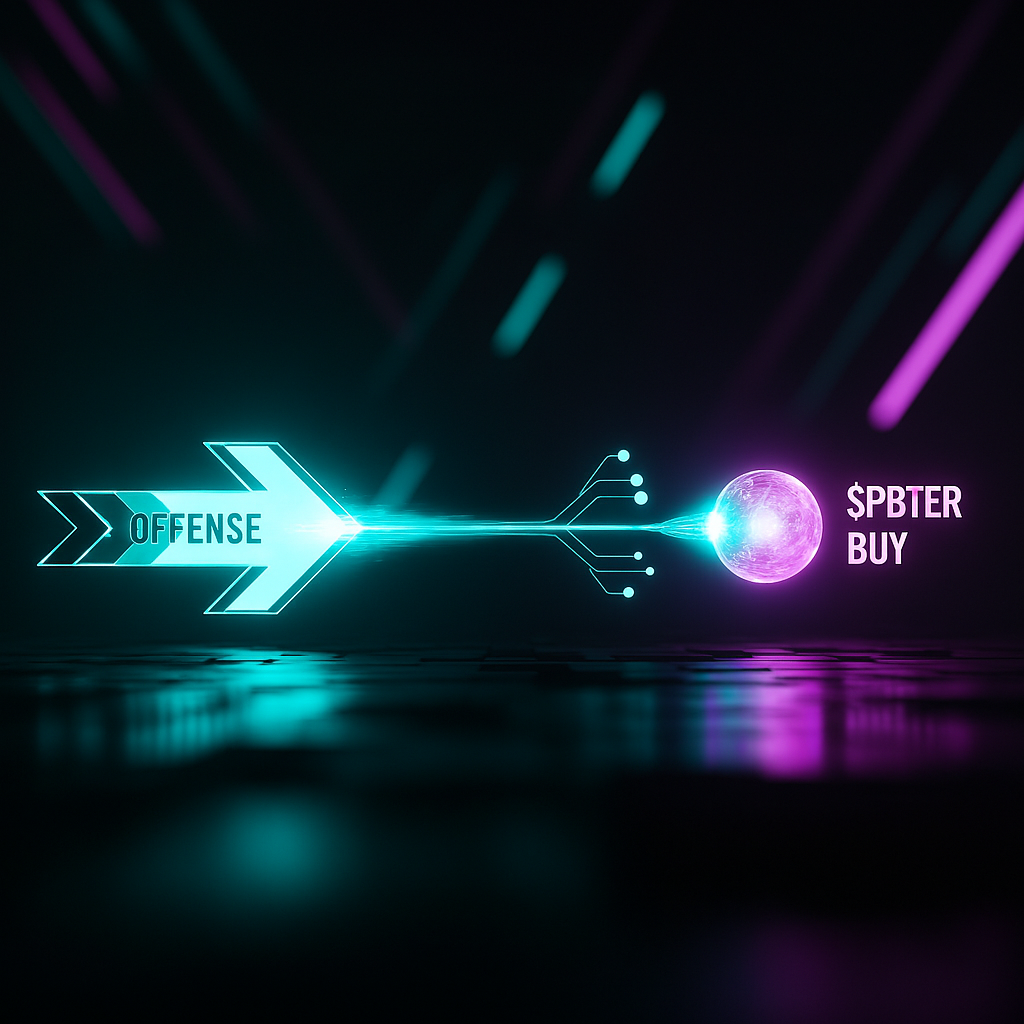 Offensive action creating a direct buy for the token