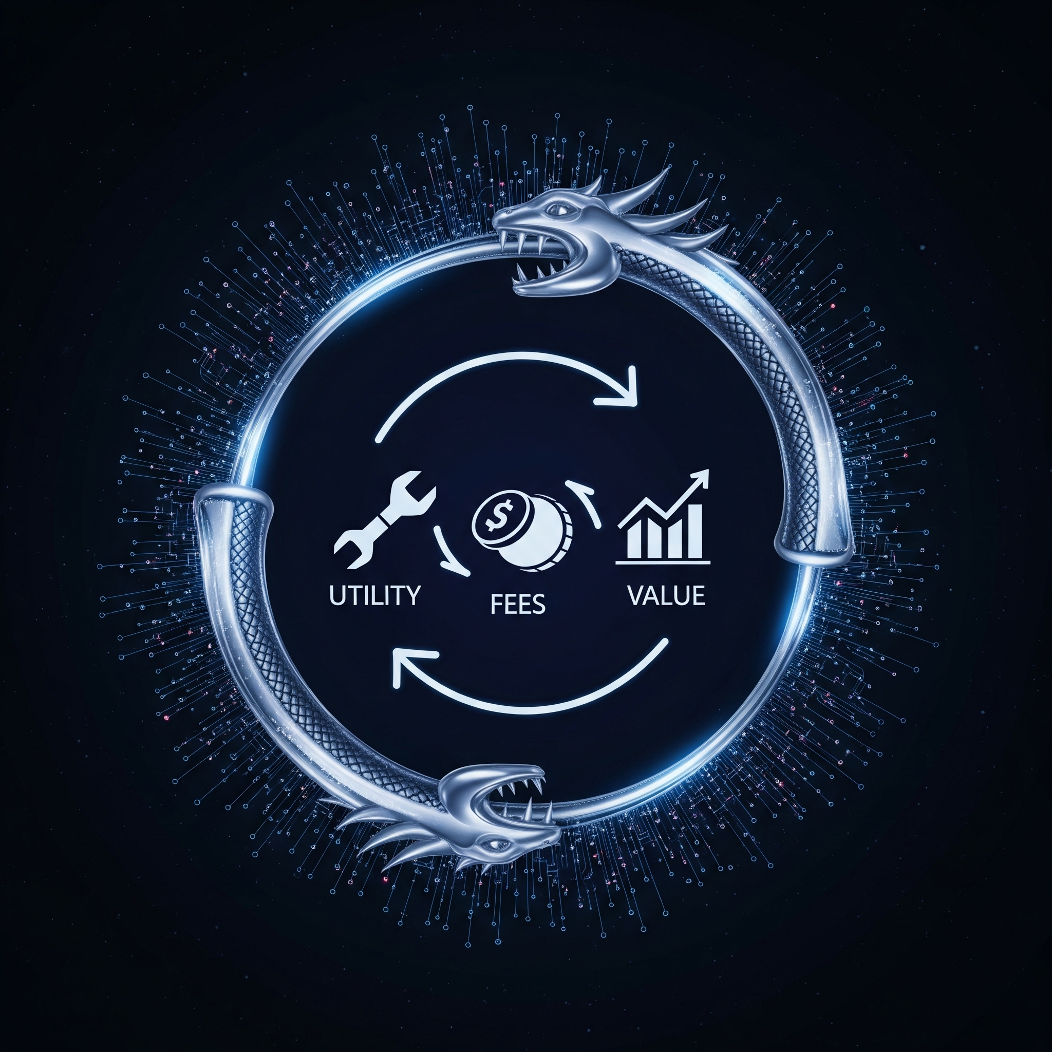 Closed-Loop System: Utility -> Fees -> Value